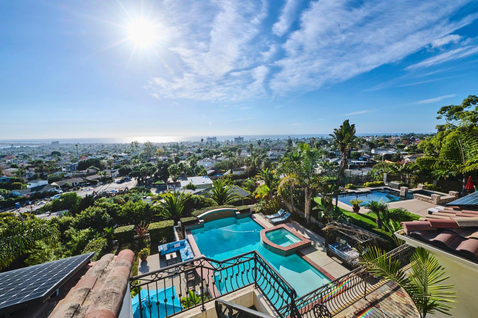 360 Degree Ocean & City Views With Pool, Spa, Close To The Beach! Pets Ok San Diego Luaran gambar